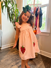 Load image into Gallery viewer, Sweet Strawberry Swing Dress