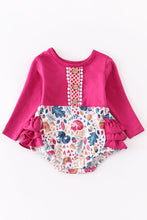 Load image into Gallery viewer, Plum Floral Baby Bubble