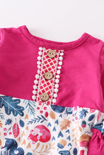 Load image into Gallery viewer, Plum Floral Baby Bubble