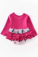 Load image into Gallery viewer, Plum Floral Baby Bubble