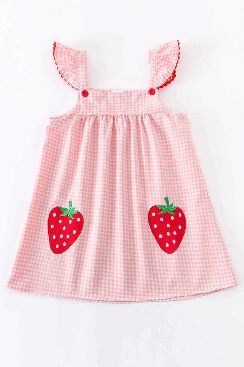Sweet Strawberry Swing Dress
