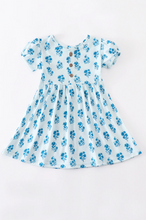 Load image into Gallery viewer, Baby Blue Vintage Charm Dress