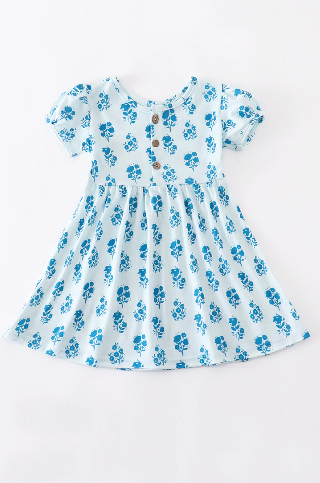 Baby Blue Vintage Charm Dress