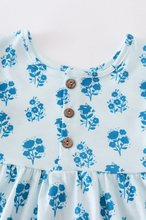 Load image into Gallery viewer, Baby Blue Vintage Charm Dress
